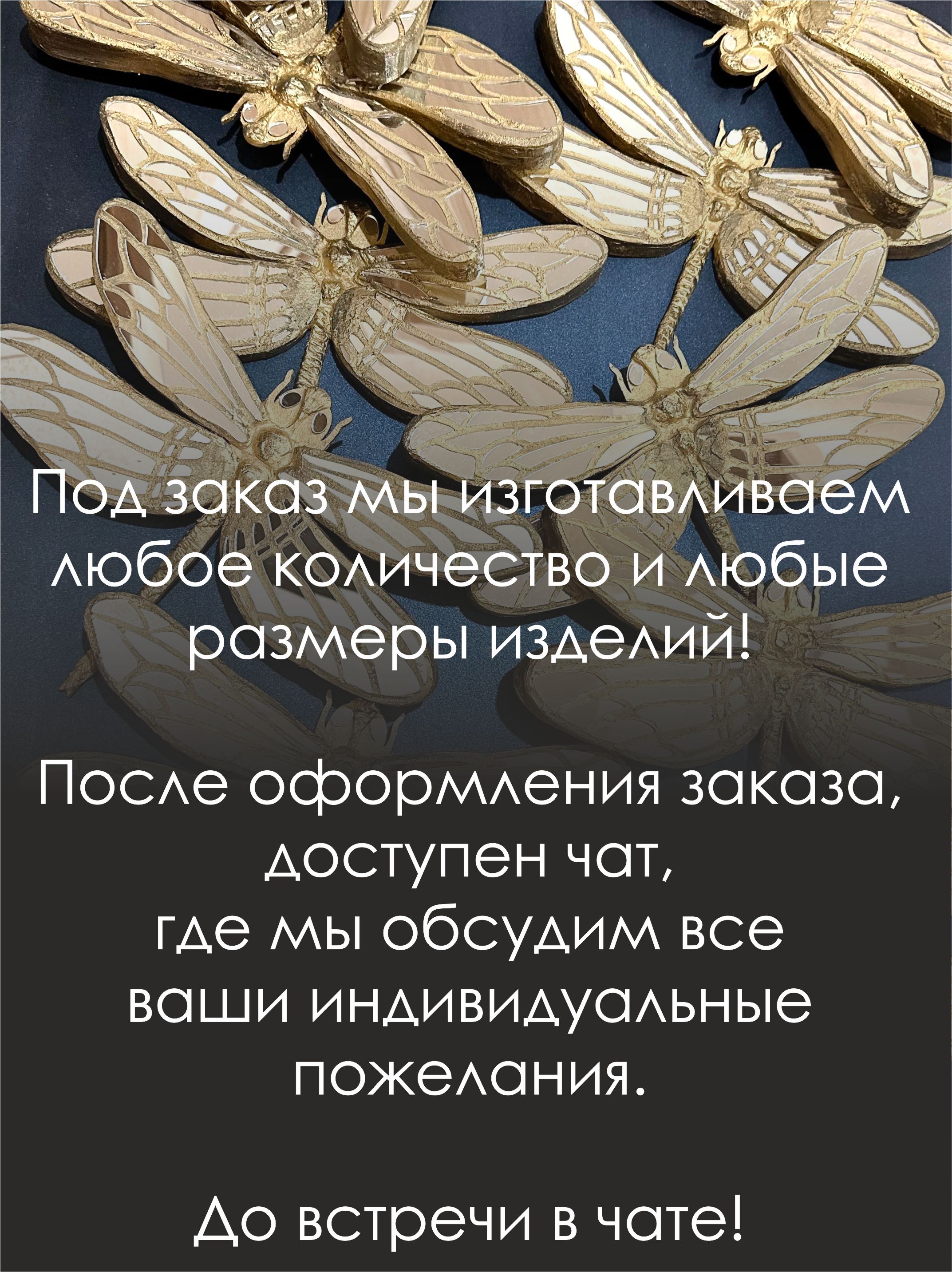 Стрекоза серебро