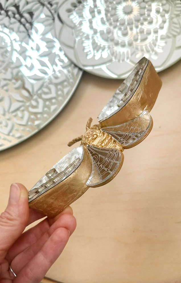 Мотылёк МИНИ золото