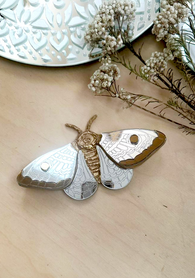 Мотылёк МИНИ золото