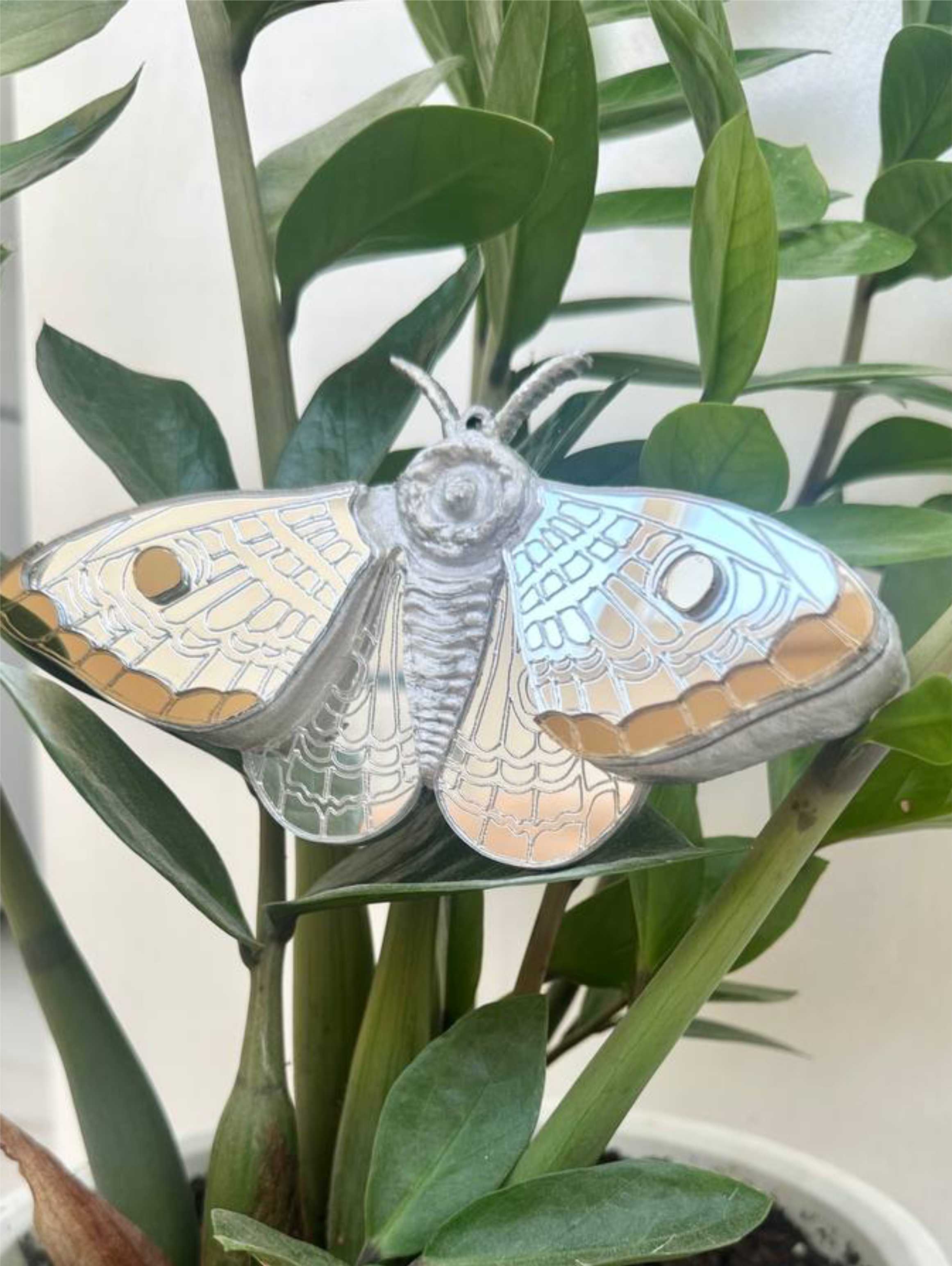 Мотылёк МИНИ серебро