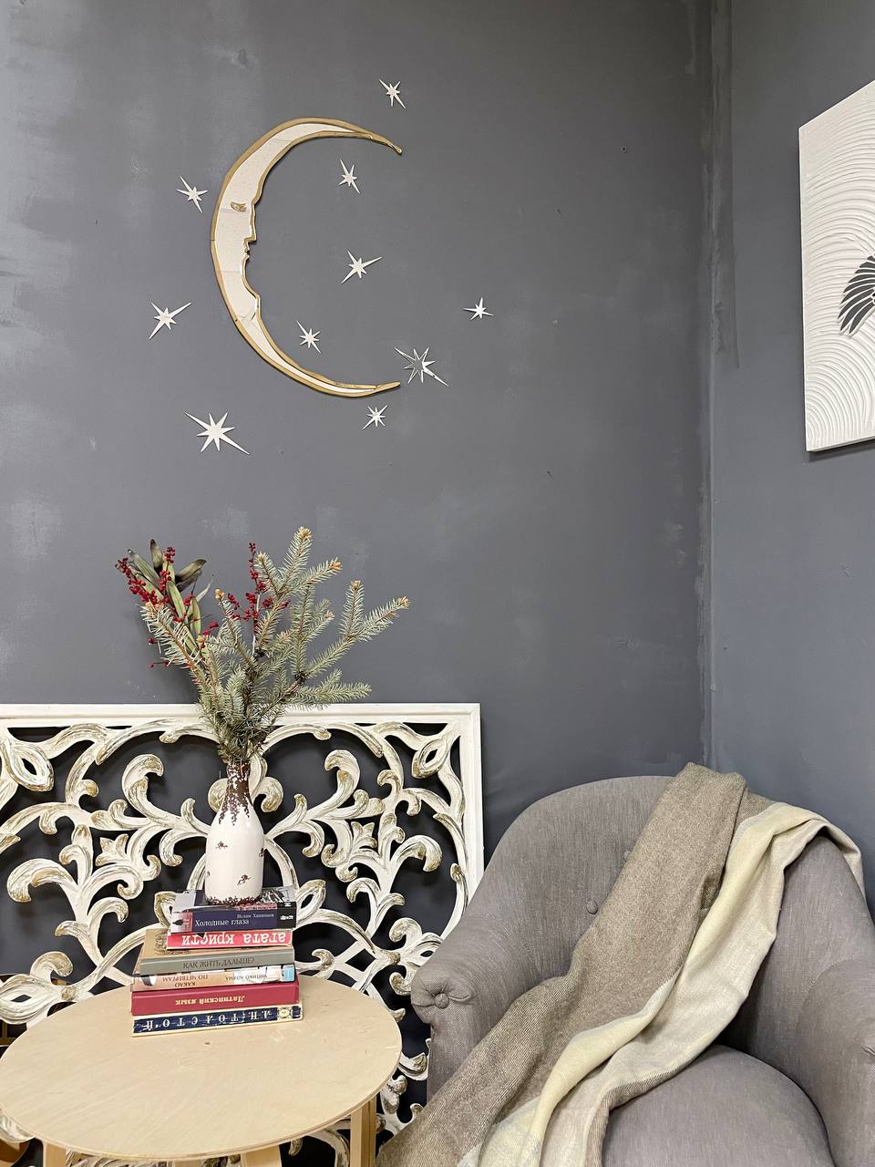 Панно Месяц + Звёзды (10 шт)